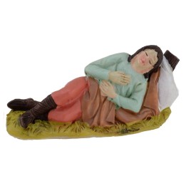 Dormiente in resina serie 10 cm statue per presepe