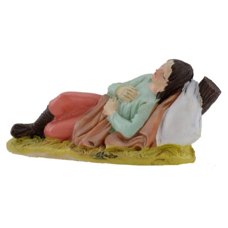 Dormiente in resina serie 10 cm statue per presepe Mondo Presepi