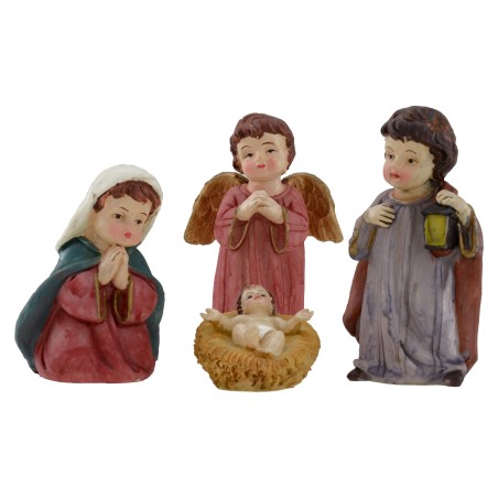 Set Natividad 11 cm 8 figuras línea niños Mundo Belenes