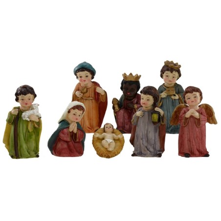 Set Nativity 11 cm 8 subject line children