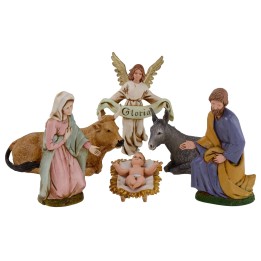 Natividad 6 sujetos serie 12 cm Landi Moranduzzo