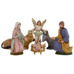 Nativity 6 subjects series 12 cm Landi Moranduzzo 2