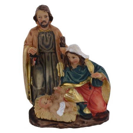 Natività 7 cm in resina con calamita Mondo Presepi