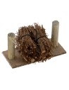 Fasci di legna accatastati cm 8,5x6,5x4,5 h. Mondo Presepi