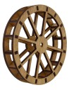 Water mill wheel in wood ø 12 cm