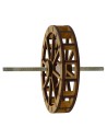 Water mill wheel in wood ø 12 cm