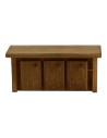Mueble con puertas de madera de doble función cm 12x4x4 h