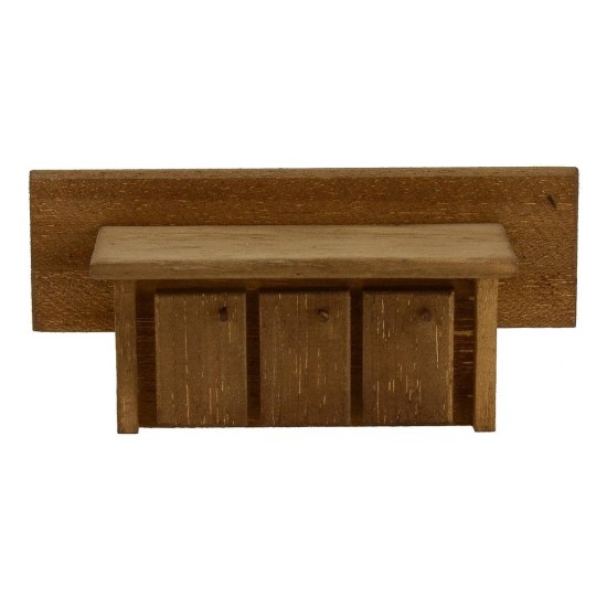 Mobile con ante in legno doppia funzione cm 12x4x4 h Mondo