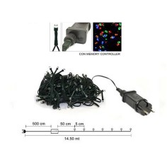 180 Miniluces LED multicolores para exterior-interior con