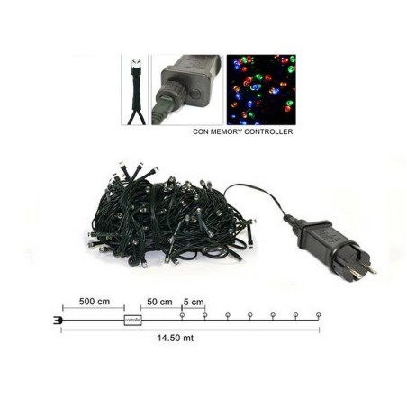 180 Minilkilling led multicolored for exterior-interior with