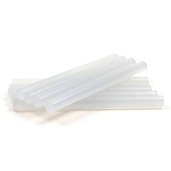 8 Pezzi sitck colla a caldo trasparente ø 11-12 mm L.200 mm