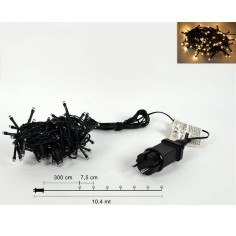 Chain 100 led with hot white light for exterior and interior