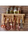 Estante lux con tarros y cucharones - accesorios para belén