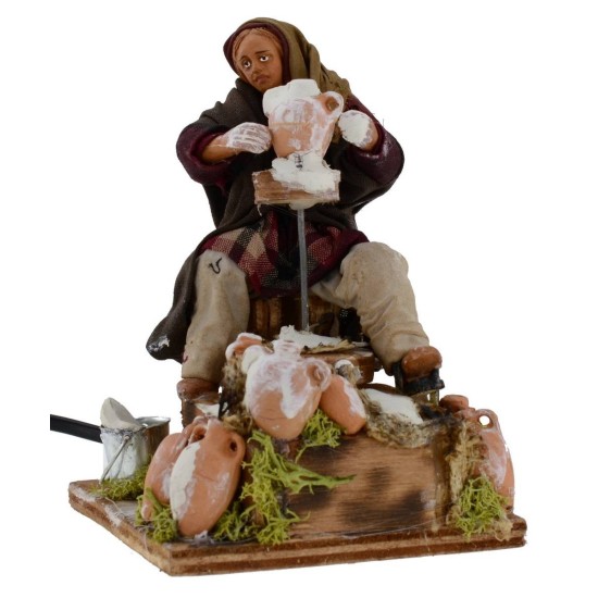 Vasaio seated series 14 cm in motion