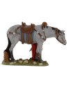 Soldato con cavallo serie Landi cm 13 Mondo Presepi