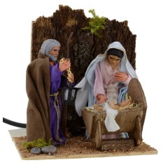 Nativity 3 subjects 10 cm in motion