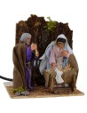 Natividad 3 figuras 10 cm en movimiento Mundo Pesebres