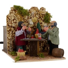 Card players with double movement 8 cm