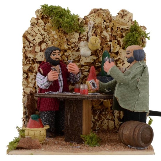 Card players with double movement 8 cm