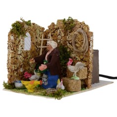 Peasant with gallon movement 8 cm 2