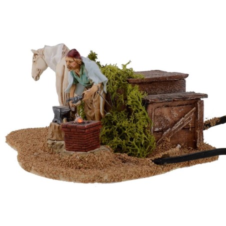 Maniscalco serie cm 10 Landi con doppio movimento e fuoco