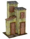 Casa de tres columnas de 19,5x14,5x30 cm de altura para estatuas de 10 cm Mundo