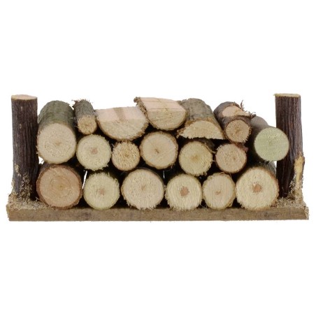 Legna accatastata cm 7,5x3x3 h Mondo Presepi