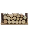 Legna accatastate cm 7,5x3x3 h