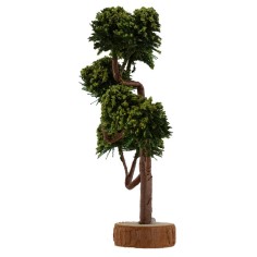 Árbol con copa verde h. 13 cm Mundo Pesebres 2