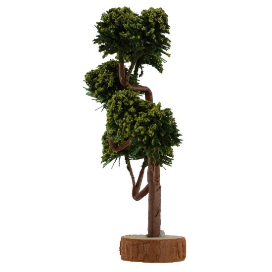 Tree with green chioma h. 13 cm