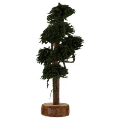 Albero con chioma verde bosco h. 13 cm Mondo Presepi 2