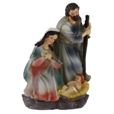 Nativity in resin cm 14.5 h. Presepe 2
