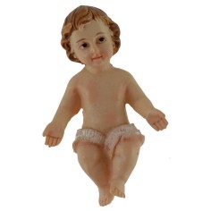 Gesù bambino 4,8 cm in resina Mondo Presepi