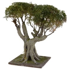 Ulivo con fitta chioma verde h. 23 cm Mondo Presepi 2