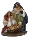 Natività in resina cm 13,5 h. Presepe Mondo Presepi