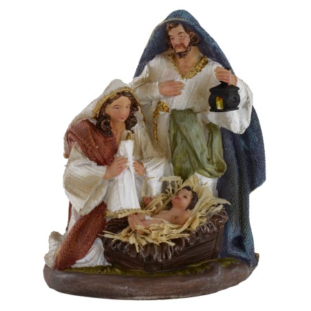 Natività in resina cm 13,5 h. Presepe Mondo Presepi