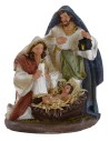 Natividad en resina de 13,5 cm de altura. Belén Mundo Pesebres.