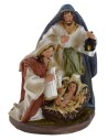 Nativity in resin cm 13.5 h. Presepe