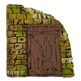 Portone in rectangular resin cm 8x8, 5 h