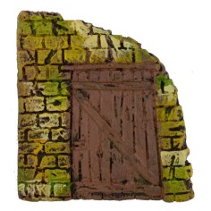 Portone in rectangular resin cm 8x8, 5 h