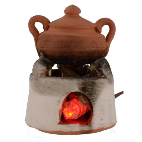 Fire effect with tremor led to batteries