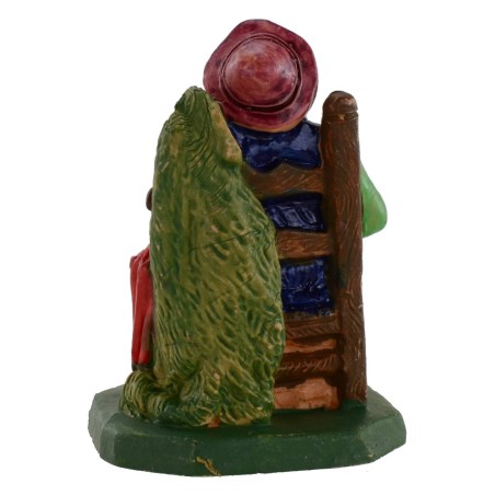 Bevitore seduto serie 6 cm in pvc Mondo Presepi