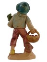 Farmer with fruit and vegetables series from 6 cm in pvc lux