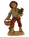Farmer with fruit and vegetables series from 6 cm in pvc lux