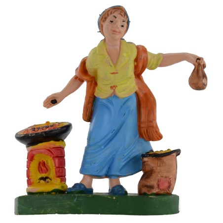 Serie de castañas de 10 cm en PVC Mondo Presepi