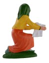 Woman kneeling with cloth series from 10 cm in pvc