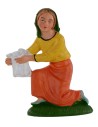 Woman kneeling with cloth series from 10 cm in pvc