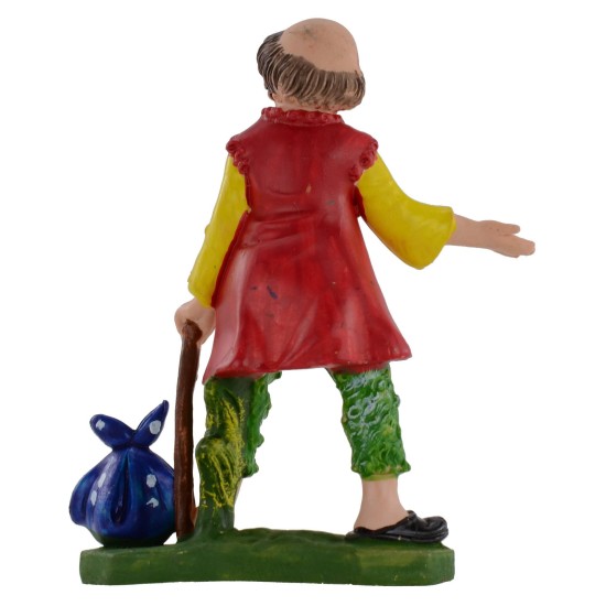 Serie de mendigos de 10 cm en PVC Mondo Presepi