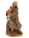 Pifferaio seduto serie 12 cm Fontanini Mondo Presepi
