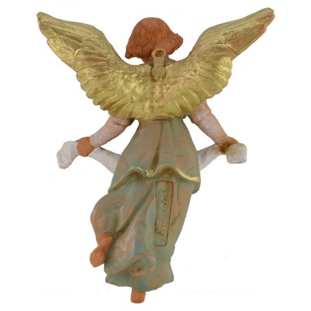 Ángel Gloria azul 12 cm Fontanini Mundo Pesebres